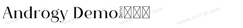 Androgy Demo字体转换